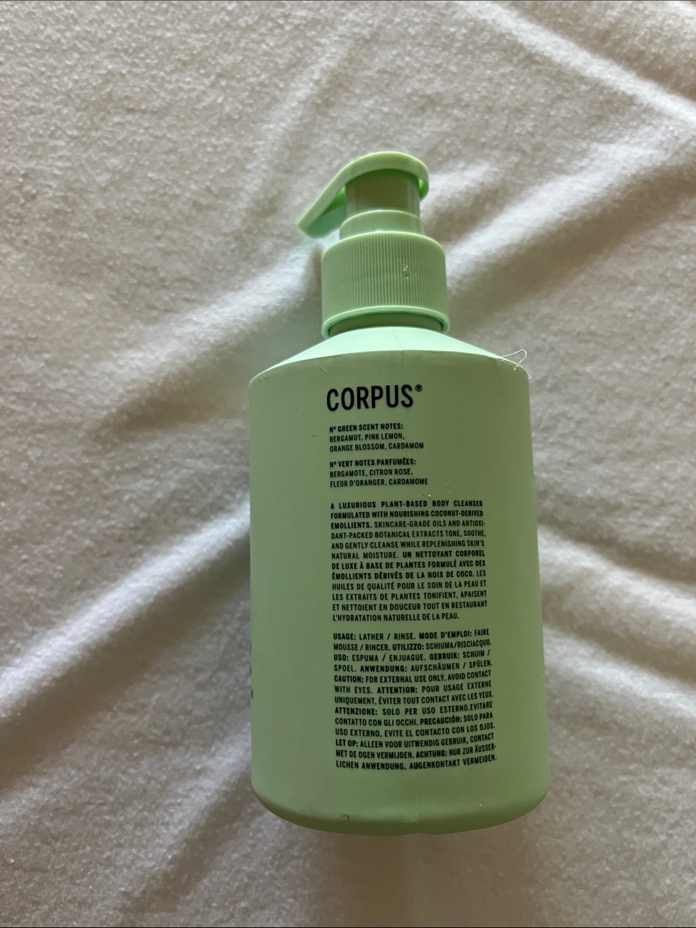 By Corpus No. Vert Body Wash 9 oz